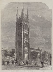 Inauguration of the New Tower of St Mary Magdalene
